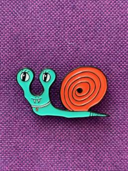 Vampire Snail pin